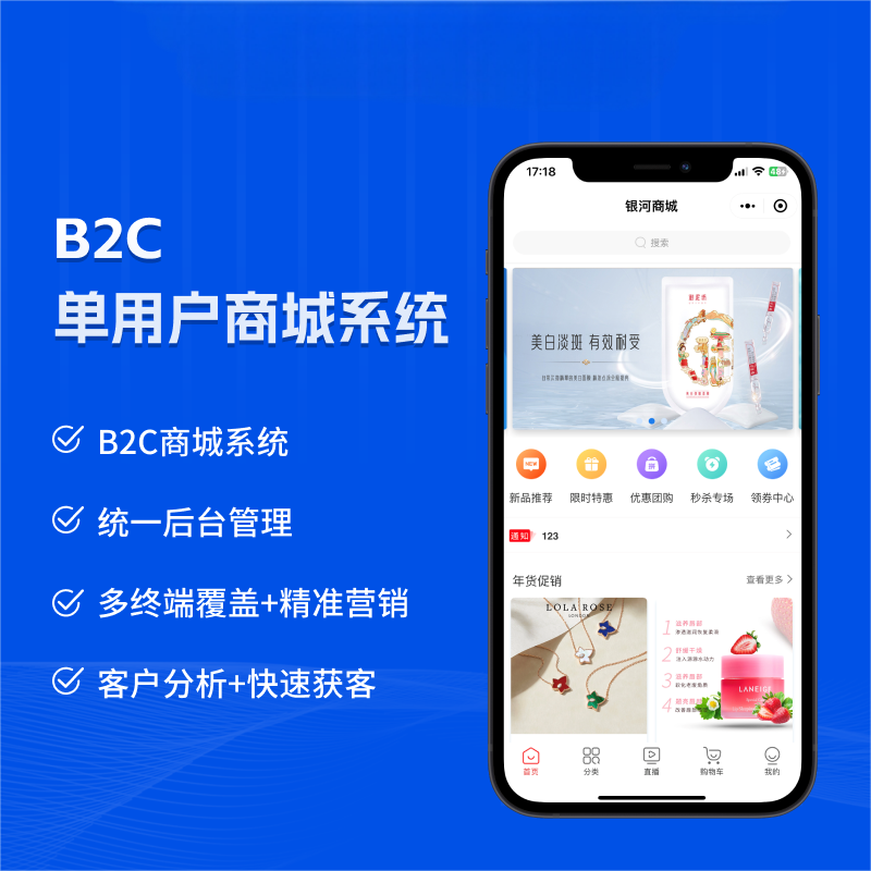 B2C單用戶電商商城系統(tǒng)源碼